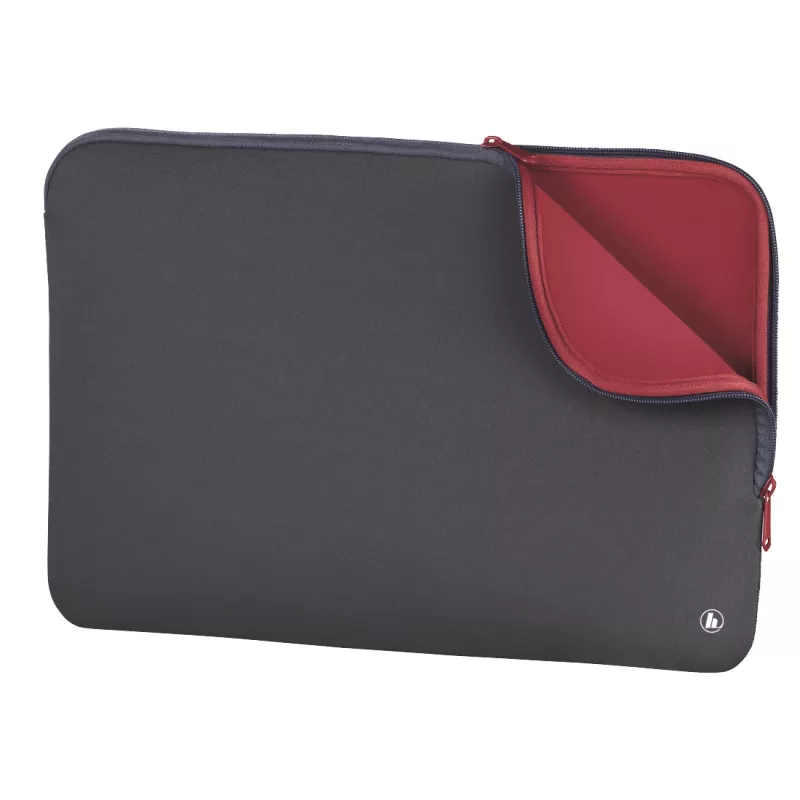 Hama Neopreninis 39,6 cm (15,6 col.) įmautės dėklas, Pilka, Raudona