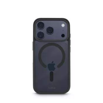 Hama Frame Protect mobiliojo telefono dėklas 16 cm (6,3 col.) Dangtelis Skaidrus, Juodas