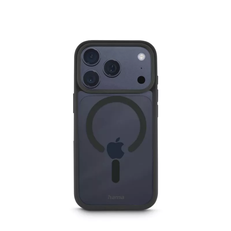 Hama Frame Protect mobiliojo telefono dėklas 16 cm (6,3 col.) Dangtelis Skaidrus, Juodas