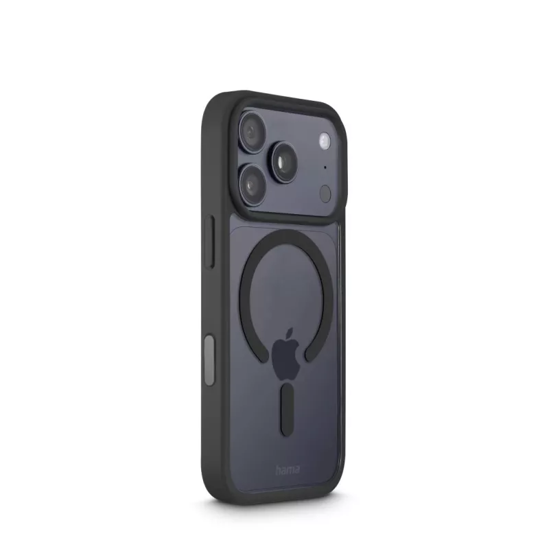 Hama Frame Protect mobiliojo telefono dėklas 16 cm (6,3 col.) Dangtelis Skaidrus, Juodas