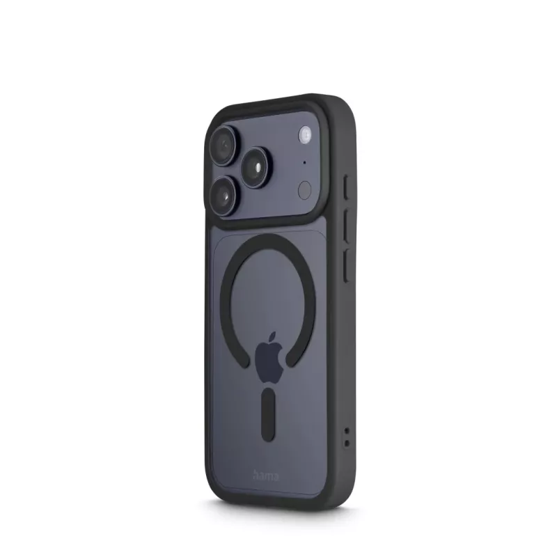 Hama Frame Protect mobiliojo telefono dėklas 16 cm (6,3 col.) Dangtelis Skaidrus, Juodas