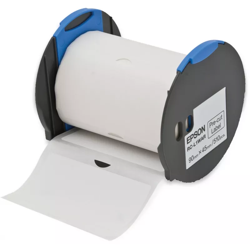 Epson RC-L1WAR baltas iš anksto supjaustytų etikečių rulonas 3,6“x1,8” (45mm x 90mm)