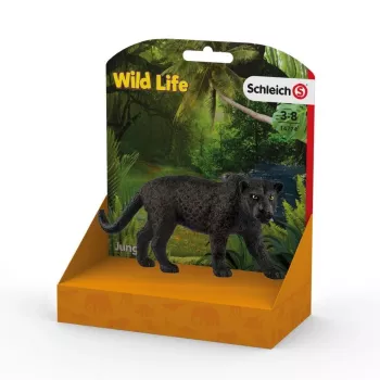 schleich WILD LIFE Juodoji pantera, 3 metai, Džiunglės, Laukinių gyvūnų / nuotykių žaislai, Įvairiaspalvė, Plastikas