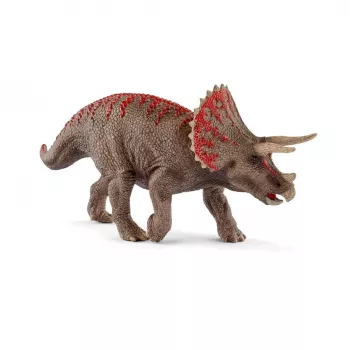 schleich Dinozaurai Triceratopsas, 4 metai, Žemės užkariavimas, Dinozaurai ir ugnikalnis, Įvairiaspalvis, Plastikas, 1 vnt.