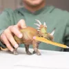 schleich Dinozaurai Triceratopsas, 4 metai, Žemės užkariavimas, Dinozaurai ir ugnikalnis, Įvairiaspalvis, Plastikas, 1 vnt.