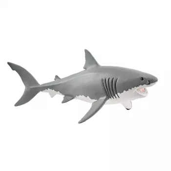 schleich WILD LIFE Didysis baltasis ryklys, 3 metai, Ledas ir vandenynas, Laukiniai gyvūnai / nuotykių žaislai, Įvairiaspalvis, Plastikas, 1 vnt.