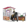 schleich HORSE CLUB arklio vagonėlis su Tori ir Princese, žirgų arklidė, arkliai, 5 m., įvairiaspalvis, plastikas