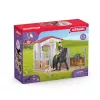 schleich HORSE CLUB arklio vagonėlis su Tori ir Princese, žirgų arklidė, arkliai, 5 m., įvairiaspalvis, plastikas