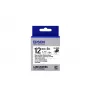 Epson etikečių kasetė, lyginama LK-4WBQ, juoda / balta, 12 mm (5 m)