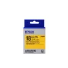Epson Label Cartridge Pastel LK-5YBP Juoda/Geltona 18mm (9m)