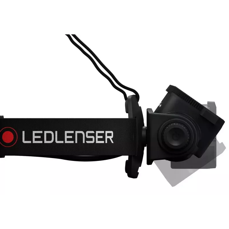 Priekinis žibintuvėlis Led Lenser H15R Core — ant galvos nešiojamas LED žibintuvėlis, 2500 lm, 21700 įkraunama baterija, IP67, 250 m spindulys, 4 galios lygiai, aliuminis, juodas