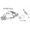 Priekinis žibintuvėlis Led Lenser H15R Core — ant galvos nešiojamas LED žibintuvėlis, 2500 lm, 21700 įkraunama baterija, IP67, 250 m spindulys, 4 galios lygiai, aliuminis, juodas