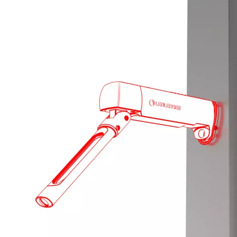 Kišeninis darbo žibintas Ledlenser 502736 12 W LED juodas