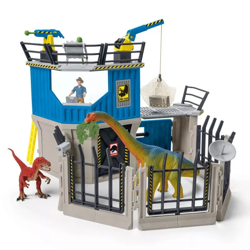Dinozaurų žaidimų rinkinys Schleich Didžioji dinozaurų tyrimų stotis