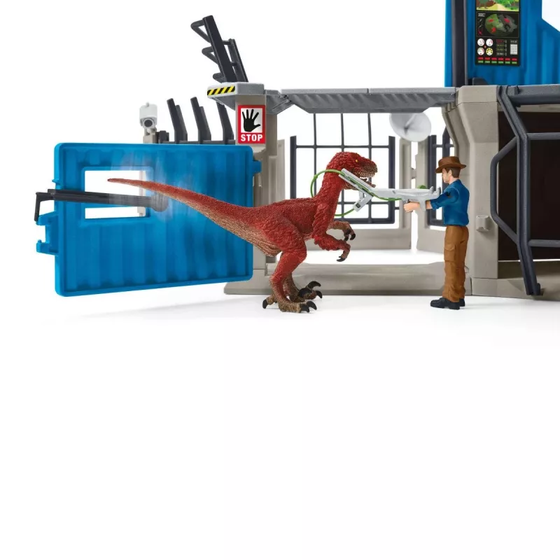 Dinozaurų žaidimų rinkinys Schleich Didžioji dinozaurų tyrimų stotis