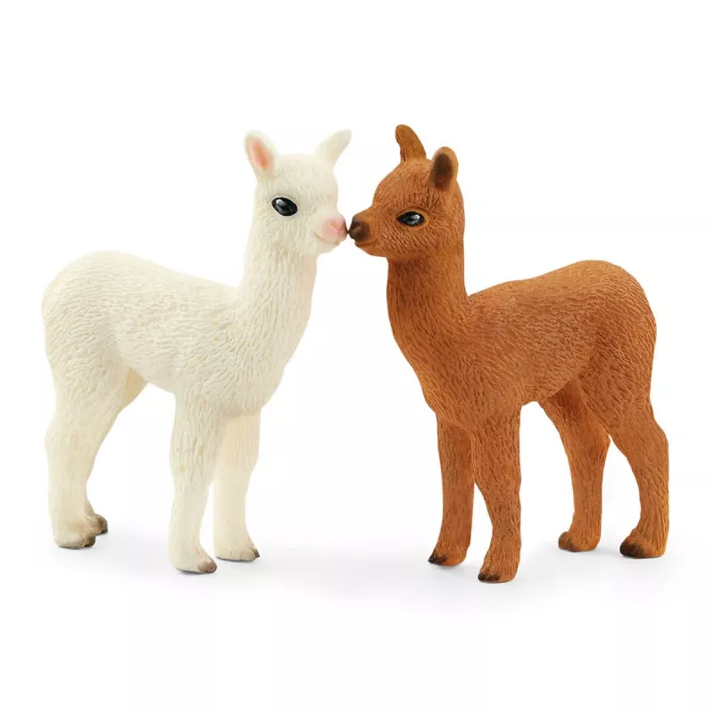 „schleich WILD LIFE“ alpakų rinkinys, miškas, laukiniai gyvūnai / nuotykių žaislai, 3 m., ruda, balta
