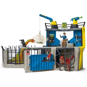 Dinozaurų žaidimų rinkinys Schleich Didžioji dinozaurų tyrimų stotis