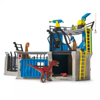 Dinozaurų žaidimų rinkinys Schleich Didžioji dinozaurų tyrimų stotis
