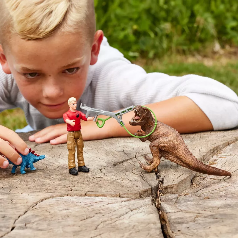 Žaislinis dinozauras Schleich Tyrannosaurus Rex Attack