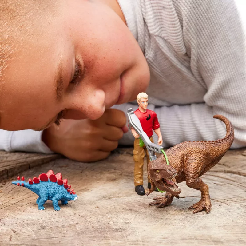 Žaislinis dinozauras Schleich Tyrannosaurus Rex Attack