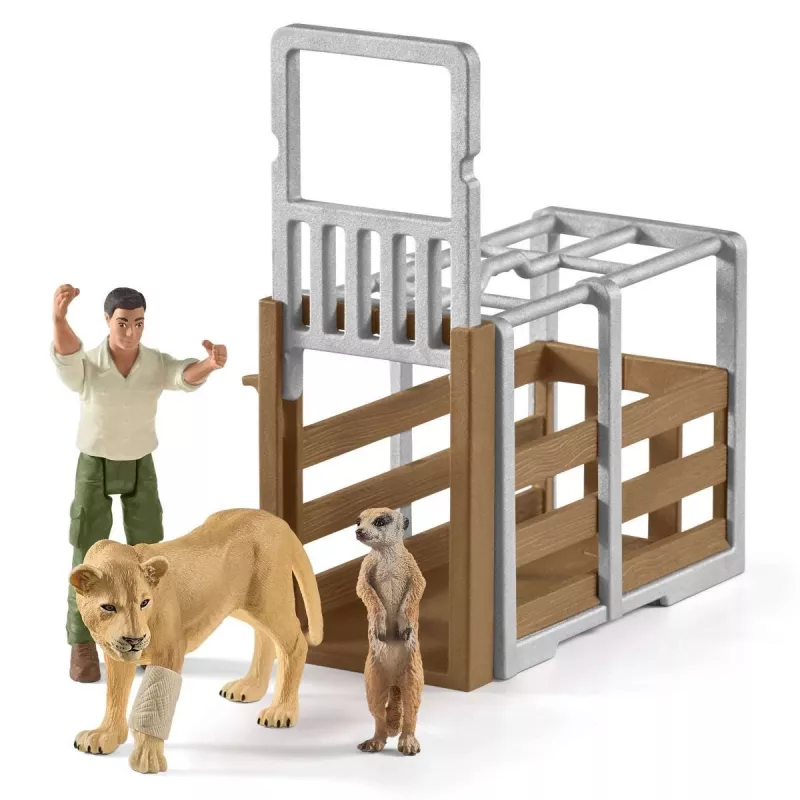 Didelis gyvūnų gelbėjimo sunkvežimis Schleich WILD LIFE 42475