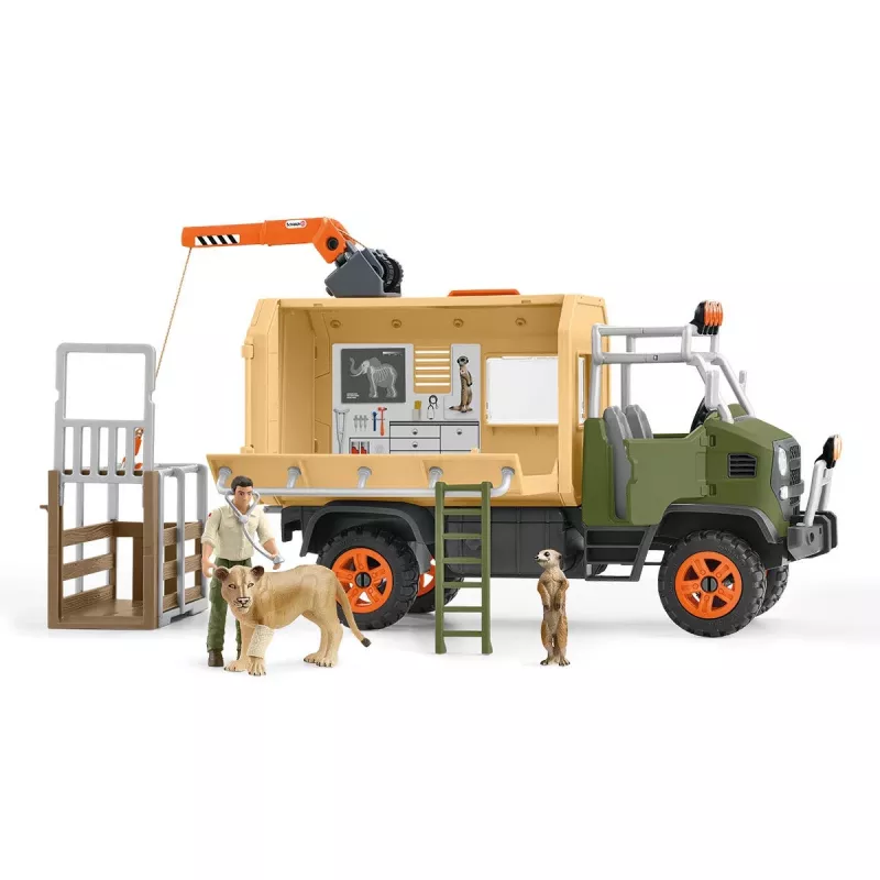Didelis gyvūnų gelbėjimo sunkvežimis Schleich WILD LIFE 42475