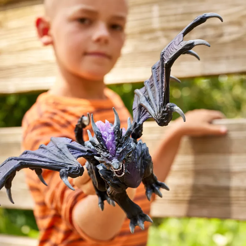 „Schleich ELDRADOR CREATURES“ šešėlių drakonas, juodas ir violetinis, 70152