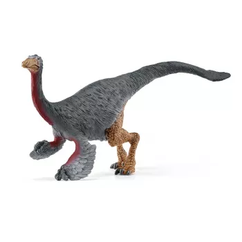 „schleich“ dinozaurai Gallimimus, 4 m., Užkariaujant Žemę, Dinozaurai ir ugnikalnis, Ruda, Pilka, Raudona