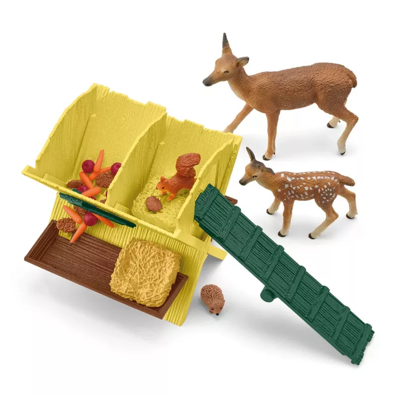 „Forest Animals Set Schleich 42658S“ spalvingi šėrimo aksesuarai