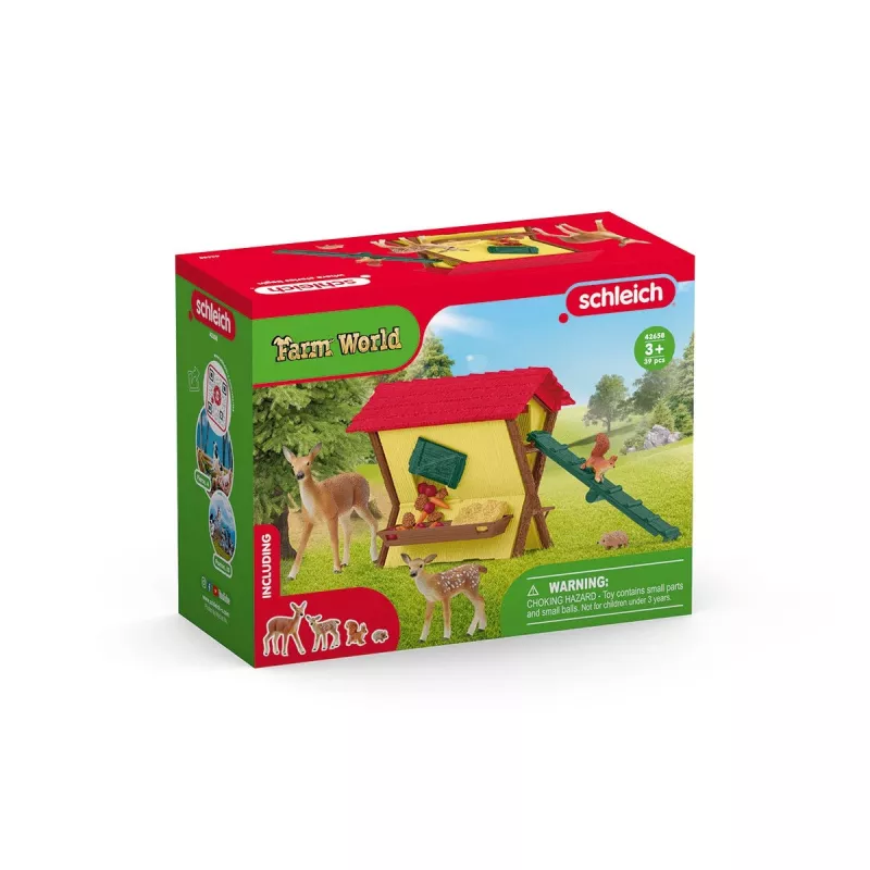 „Forest Animals Set Schleich 42658S“ spalvingi šėrimo aksesuarai
