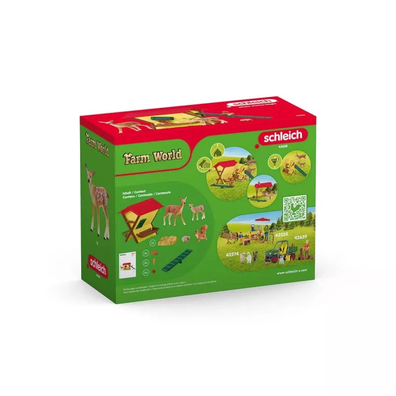 „Forest Animals Set Schleich 42658S“ spalvingi šėrimo aksesuarai
