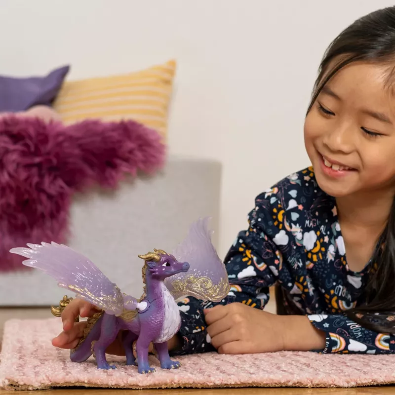 Žaislinė figūrėlė Schleich BAYALA Naktinio dangaus drakonas auksinis purpurinis 70762S