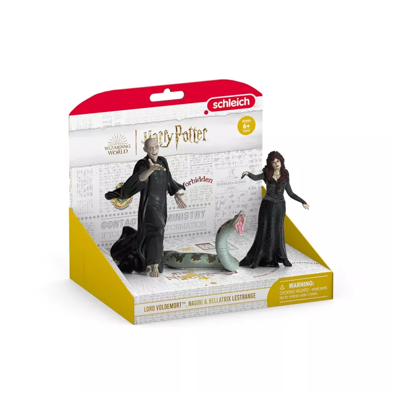 Figūrėlių rinkinys Schleich Lordas Voldemortas, Naginė, Belatriks Lestreindž, įvairiaspalvis