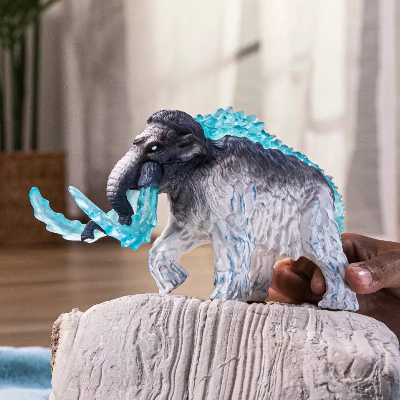 Žaislinė figūrėlė Schleich Frost Mammoth modelis 70829, detali kolekcinė gyvūno figūrėlė