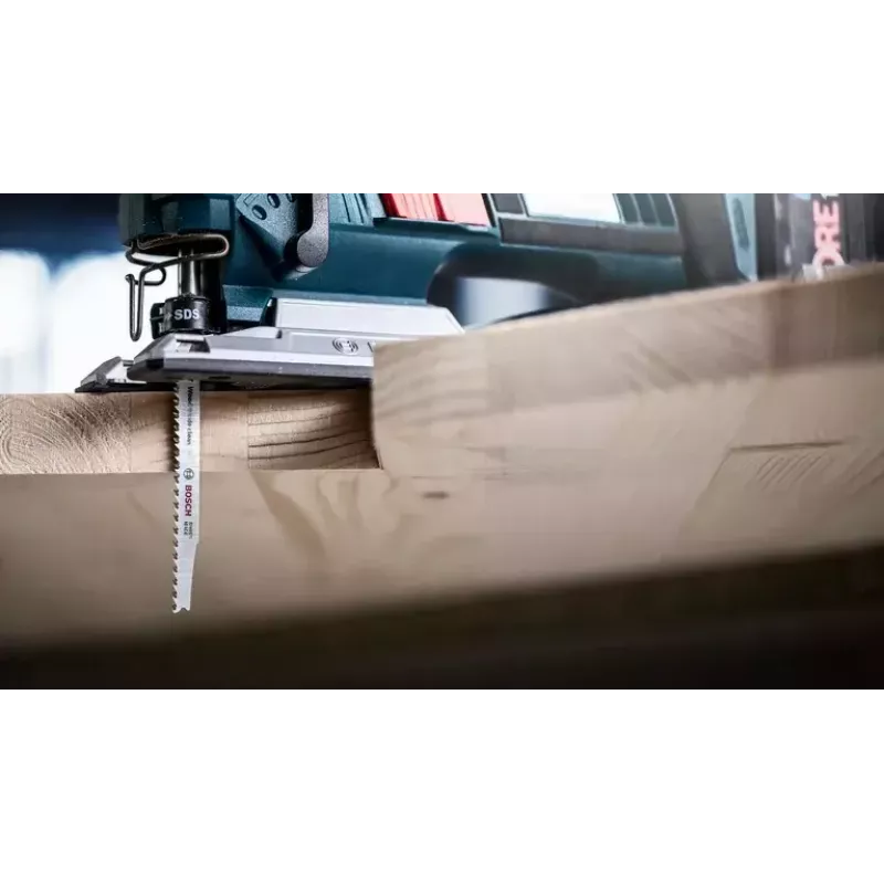 Bosch EXPERT 'WOOD 2-SIDE CLEAN' T 308 B siaurapjūklio peiliukas, pagamintas iš daug anglies turinčio plieno (HCS), 25 vnt.