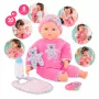 Lėlė Simba‑Dickie Corolle 9000150050, interaktyvi mažylio lėlė, 42 cm ūgio, AA baterija, rožinė