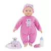 Lėlė Simba‑Dickie Corolle 9000150050, interaktyvi mažylio lėlė, 42 cm ūgio, AA baterija, rožinė