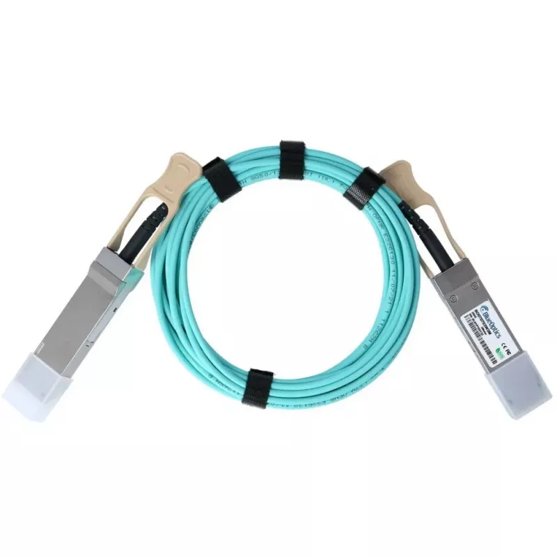 Šviesolaidinis „InfiniBand“ kabelis „BlueOptics QSFP56–QSFP56“ 15 m oranžinis
