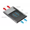 Vertiv SA1-01002XLNB tinklo įrangos korpusas 1U juodas