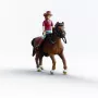 schleich HORSE CLUB Hannah & Cayenne, 5 m., Arkliai, Įvairiaspalvė