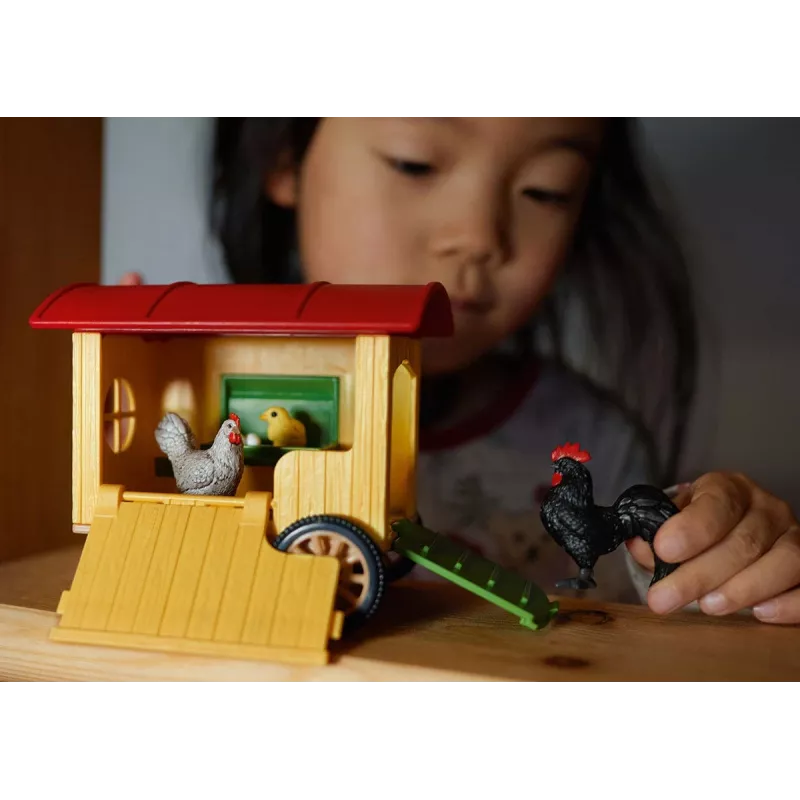 schleich FARM WORLD Mobilus vištidės komplektas