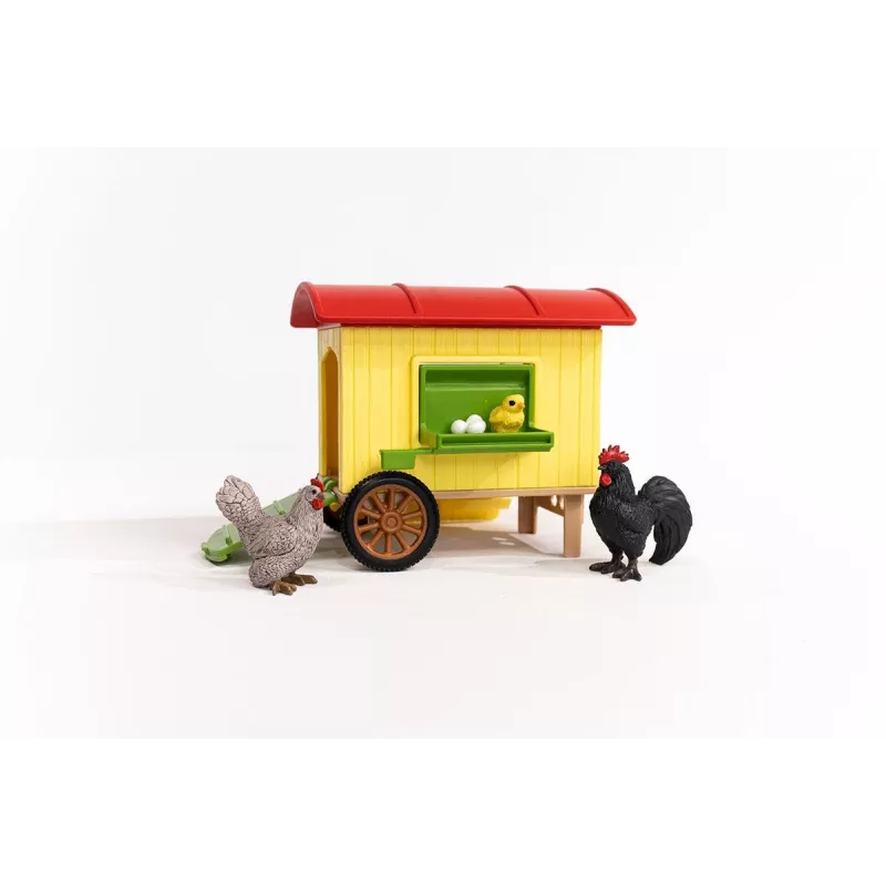 schleich FARM WORLD Mobilus vištidės komplektas