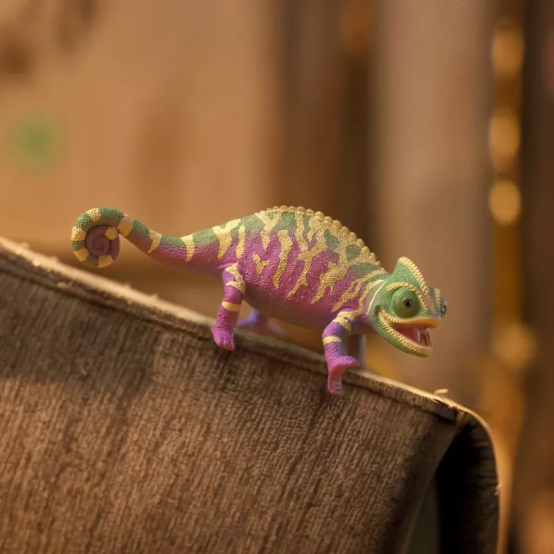 Schleich Caspar chameleonas vaivorykštės spalvomis