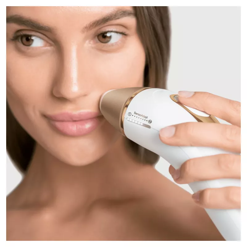 Braun Silk-expert Pro 5 PL5243 intensyvios impulsinės šviesos (IPL) epiliatorius, auksinis, baltas