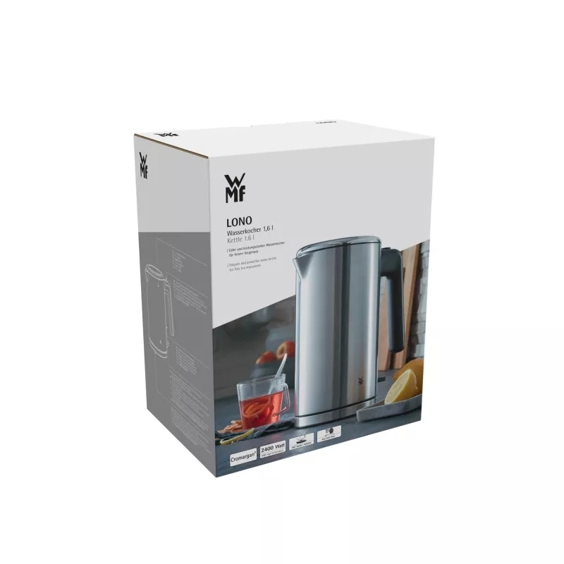 WMF Lono 0413130011 elektrinis virdulys 1,6 l 2400 W nerūdijantis plienas