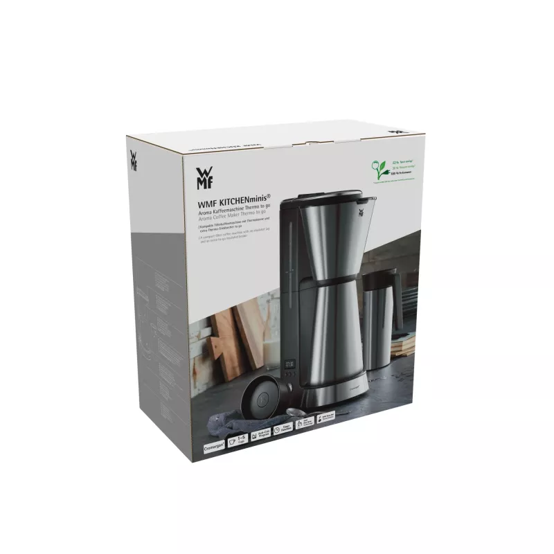 WMF KITCHENminis 0412260011 pusiau automatinis lašelinis kavos virimo aparatas 0,625 L