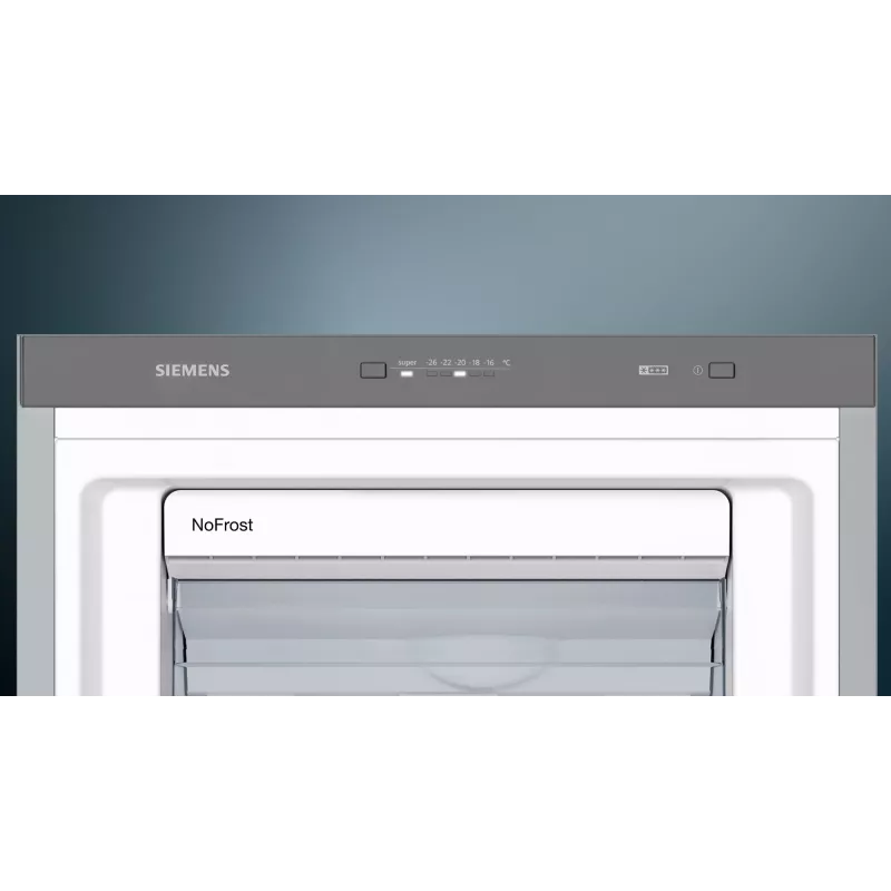 Siemens iQ300 GS36NVIEP šaldiklis Vertikalus šaldiklis Laisvai pastatomas 242 L Nerūdijantis plienas