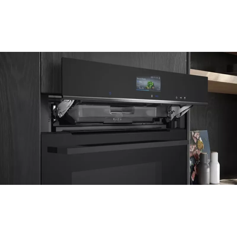 Siemens HR776G1B1 orkaitė 71 L 3600 W juoda, nerūdijantis plienas