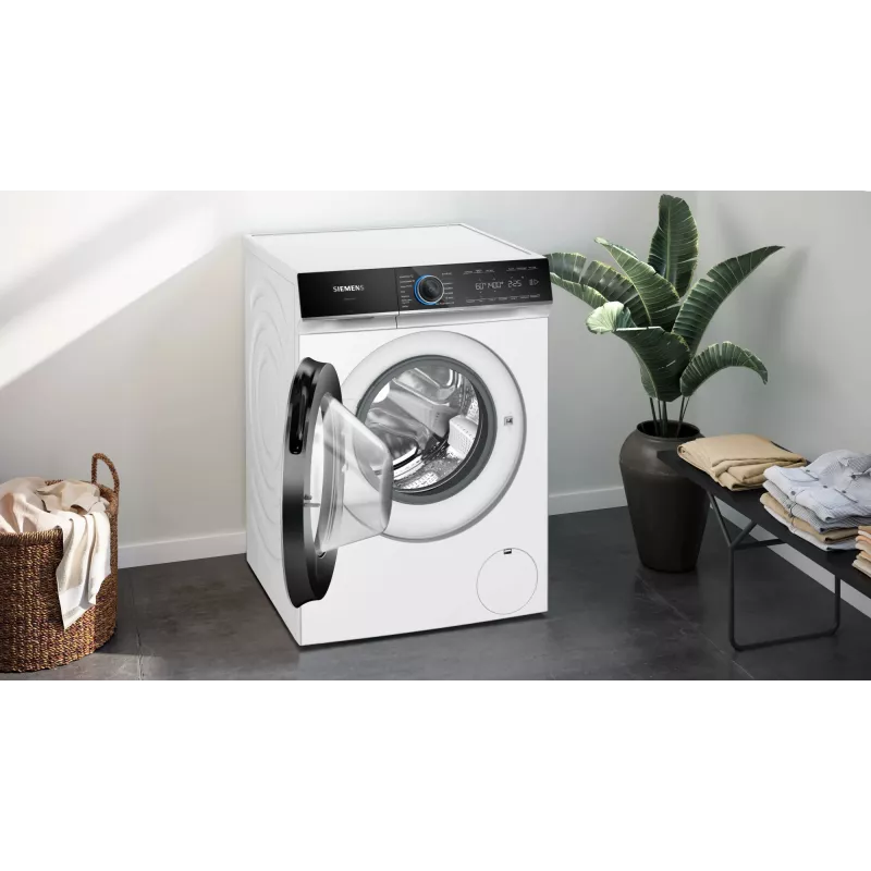 Siemens iQ700 WG44B2A40 skalbyklė priekinio įkrovimo 9 kg 1257 aps./min Balta
