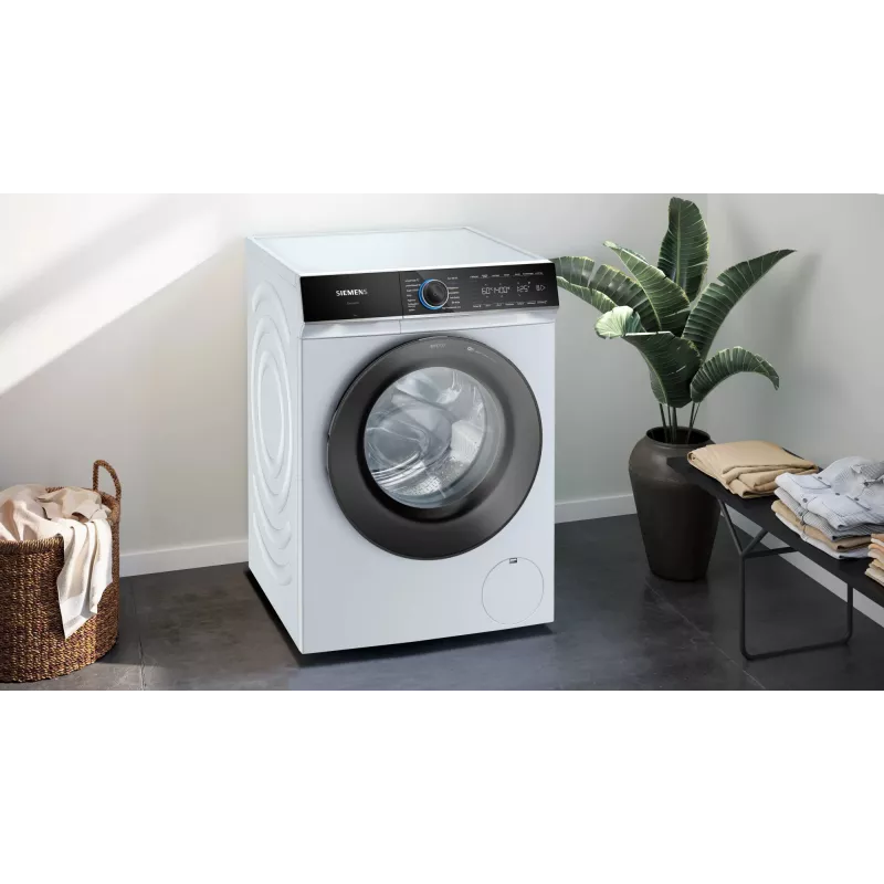 Siemens iQ700 WG44B2A40 skalbyklė priekinio įkrovimo 9 kg 1257 aps./min Balta